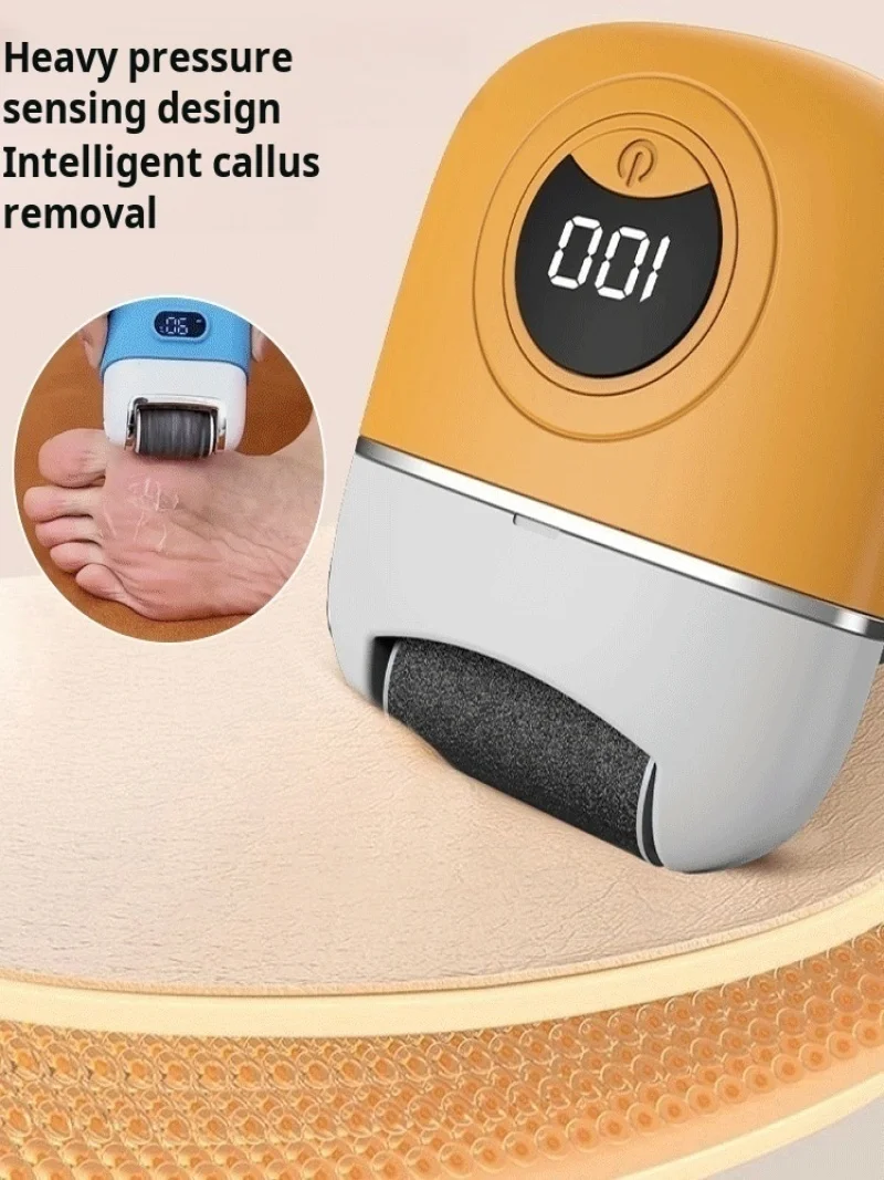 Broyeur de pieds électrique, élimination automatique des callosités, affichage numérique, plaque de pied, élimination des callosités du talon lisse