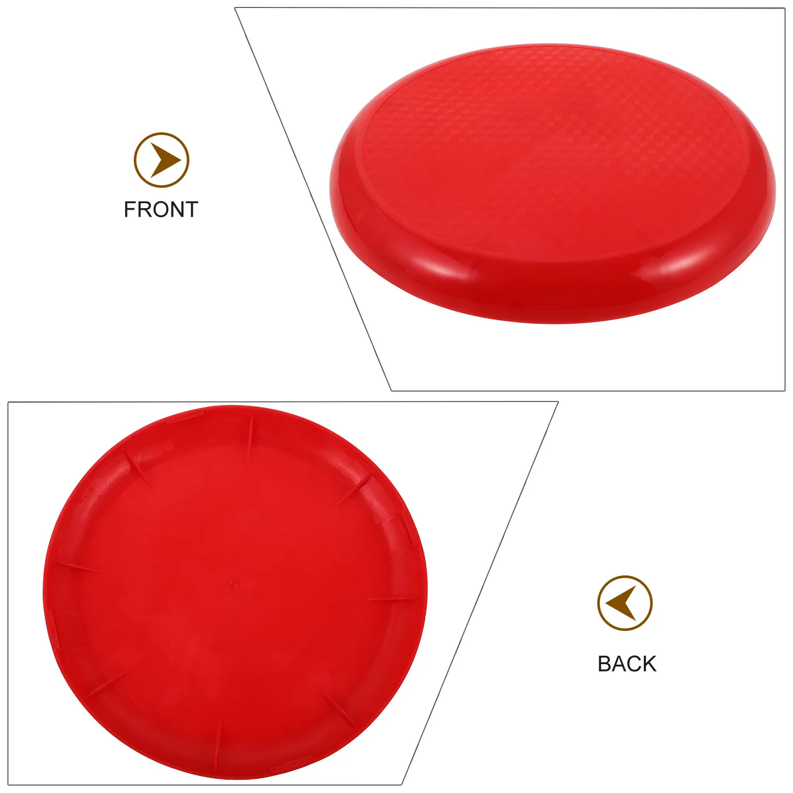 

Round Bar Stool Seat Replacement Plastic Cover Wear Resistant Scratch Resistant for Home Kitchen Canteen Portable Garden Chair