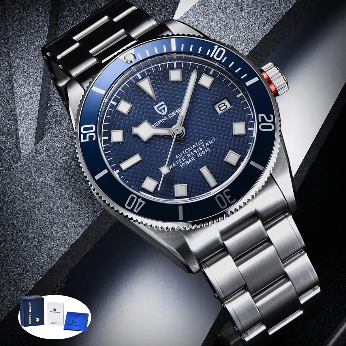 นาฬิกาข้อมือผู้ชาย PAGANI DESIGN รุ่นใหม่ ปี 2025 นาฬิกาจักรกลหรูหรา รุ่น BB58 ระบบอัตโนมัติ สำหรับผู้ชาย ใช้กลไก Miyota กันน้ำ พร้อมกล่อง