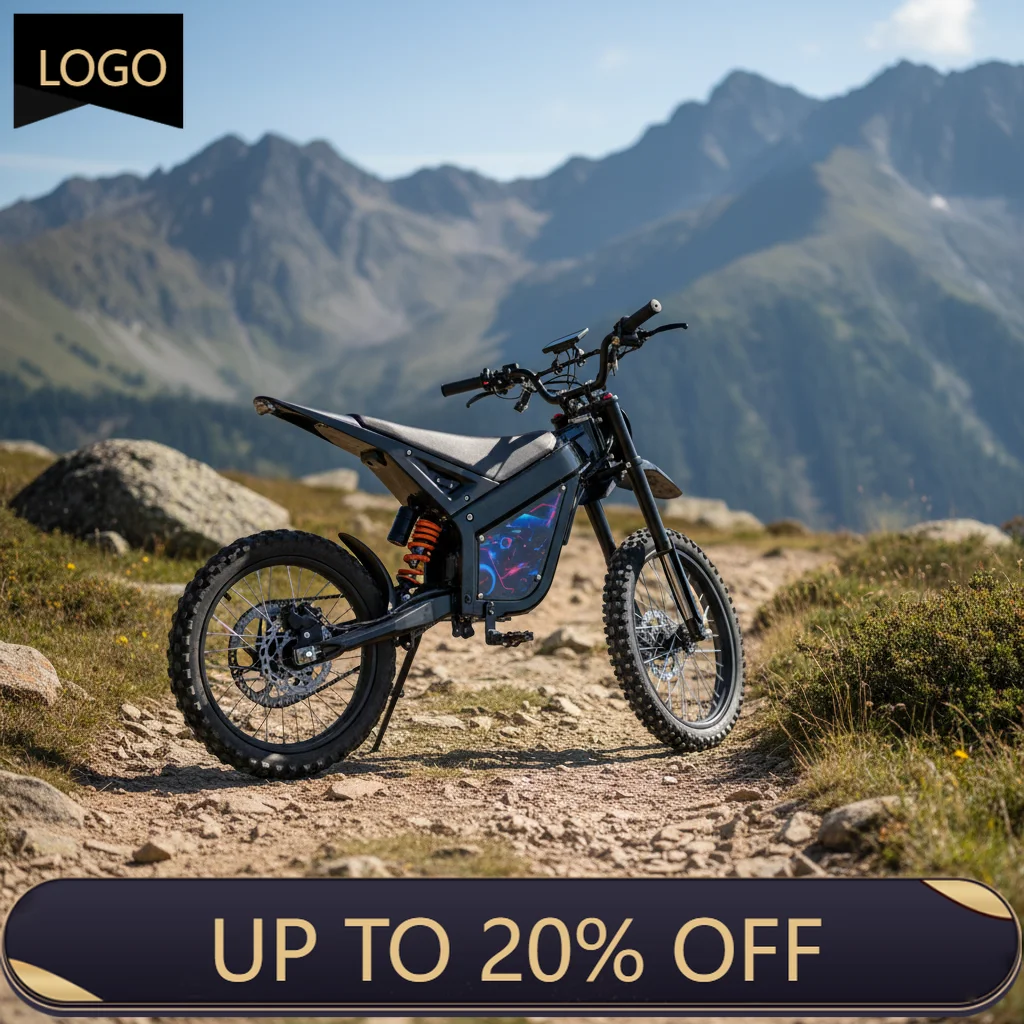QQA 3Plus MX10 Sport Off-Road Electric Motorcycle and Off-Road Vehicle 1500W/2000W 60V Powerful Large Motor