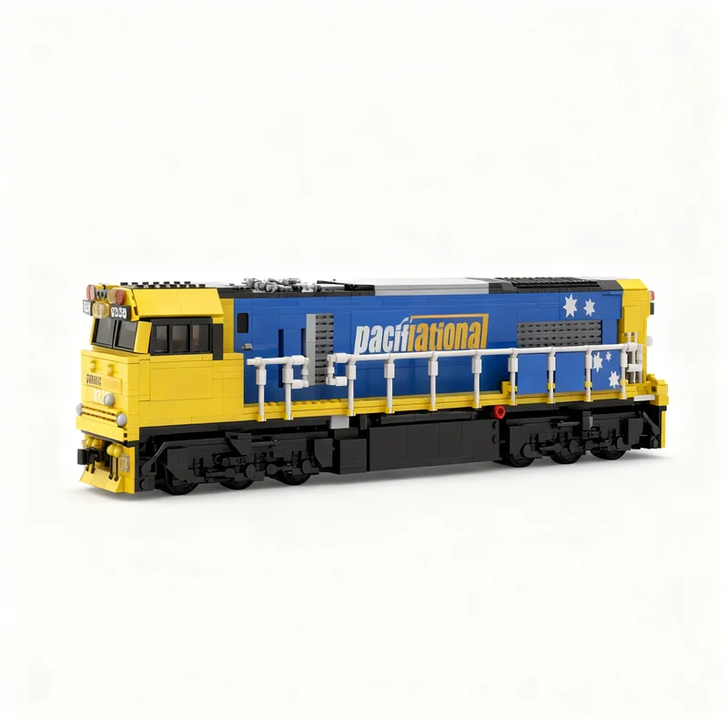2072pcs MOC EMD GT42CU-AC Pacific National City Traffic Model Building Blocks Christmas Gift Toy Construction Brick Craft Art
