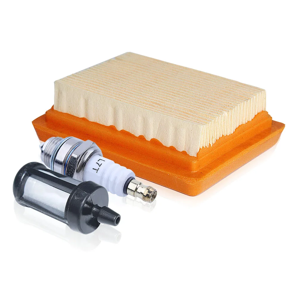 Air Fuel Filter Spark Plug Kit For Stihl FS120 FS200 FS250 FS300 FS350 FS400 FS450 Trimmer 4134 141 0300