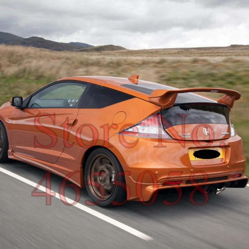 For Honda CRZ CR-Z ZF1 MU Style ASB Rear Trunk Spoiler Wing Lip Diffuers Trim Parts BodyKits