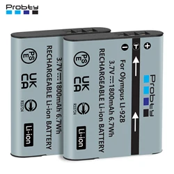 1800mAh Li-90B Li-92B Battery for Olympus Li 90B Li92B Tough TG-4 TG-6 TG-5 TG-2 TG-1 IHS SH-1 SH-2 SH-60 SH-50 IHS, SP-100