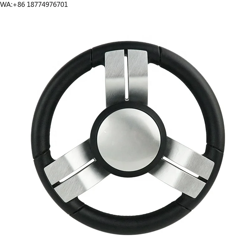 Genuine Marine Luxury Boat Stainless Steel Steering Wheel Hydraulic Ship Steering Wheel