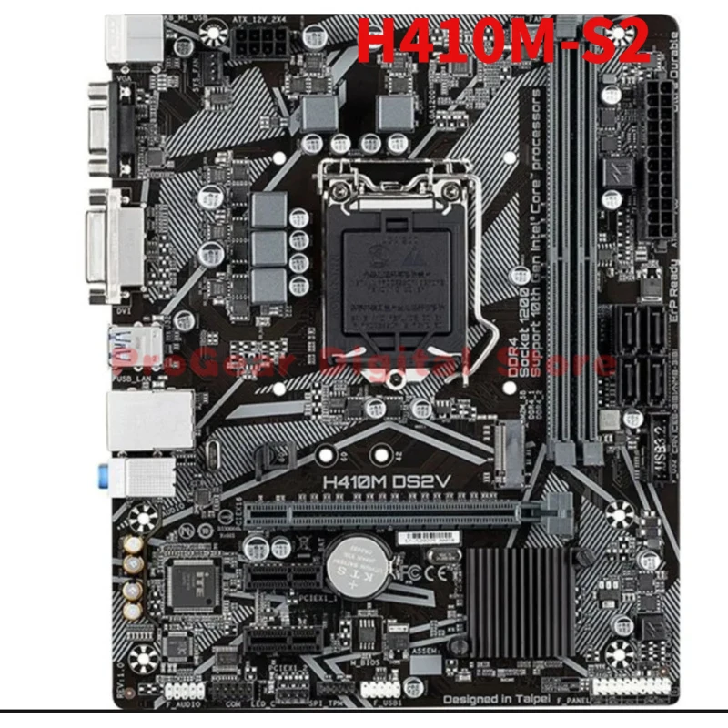 

Used for GIGABYTE H410M DS2V LGA1200 mATX DDR4 Motherboard with M.2 Slot for Intel 10th Gen CPUs
