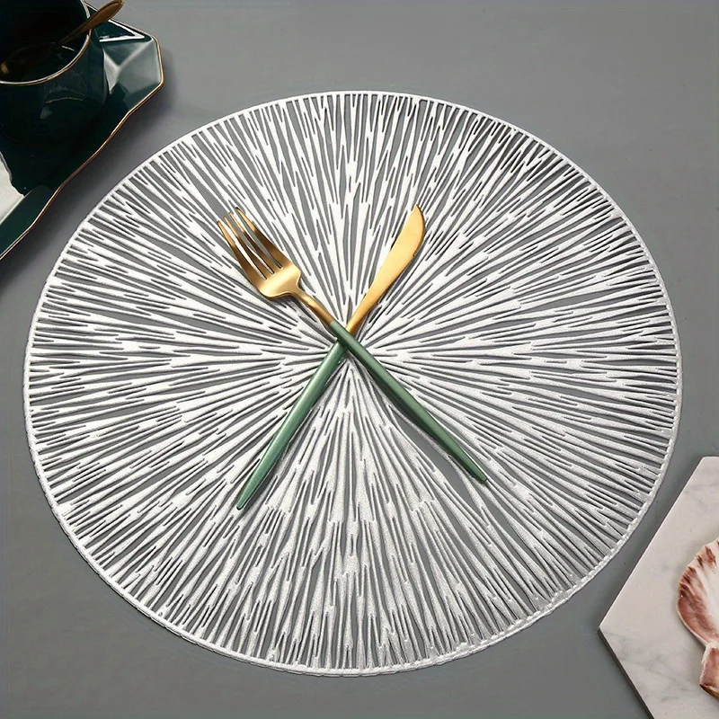 

Fireworks Design Coasters - Hollow-Out Decorative Drink Mats for Coffee & Tea Cups, Perfect for Dining & Restaurant Table Decor