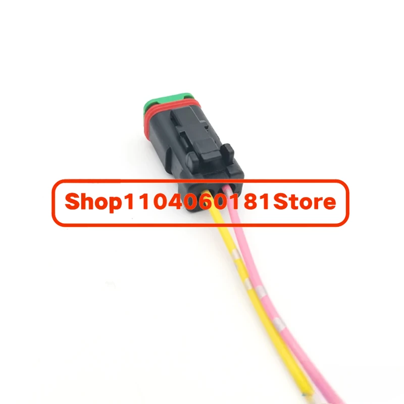 1and 10PC 2pin lighting plug connector For Komatsu excavator solenoid valve water temperature and speed sensor