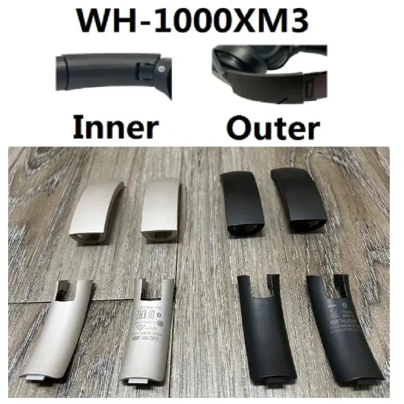 قطع غيار بلاستيكية بديلة لسماعة سوني WH-1000XM3 شعاع داخلي، إصلاح منزلق خارجي مع سماعات الرأس 1000xm3