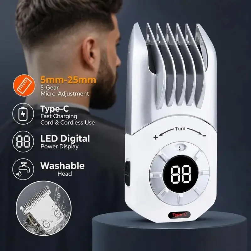 New electric hair clippers for home use，Baby Hair Trimmer，Five-speed control knob，Electric hair clippers，Hair clipper for bald h