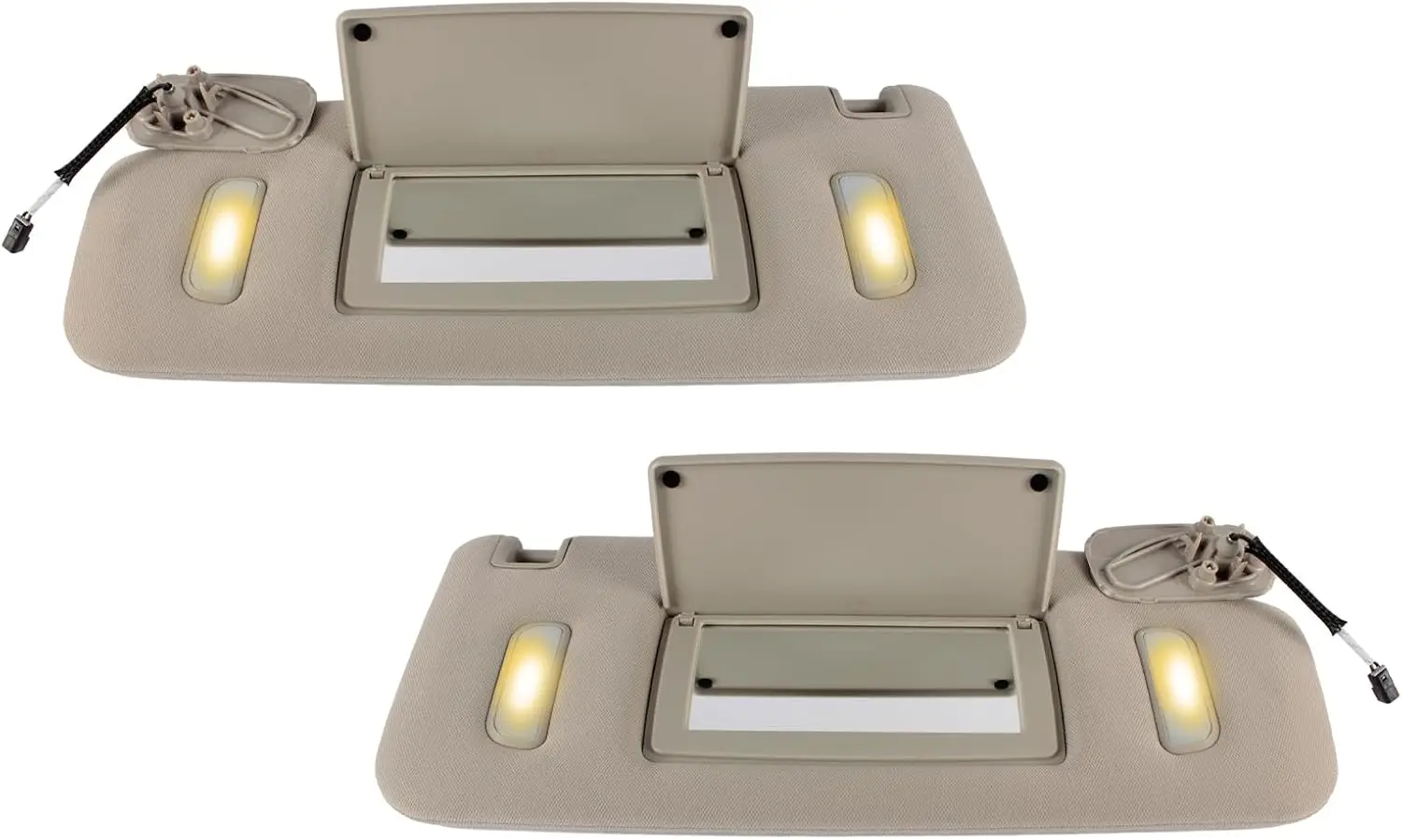 

Left and Right Side Front Sun Visor Panel for Chevrolet GMC 2007 2008 2009 2010 2011 2012 2013 2014,Sunvisor 22850306 22850310