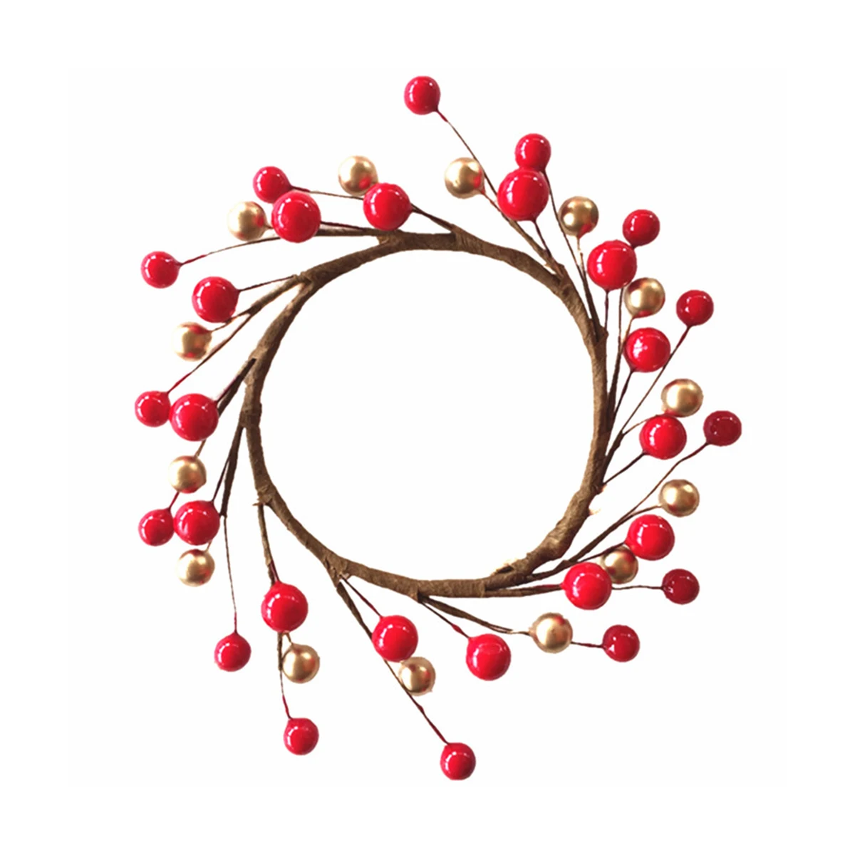 

3Pcs Berry Wreath Premium Party Christmas Garland Hanging Home Decoration Elegant Fireplace Pillar nament
