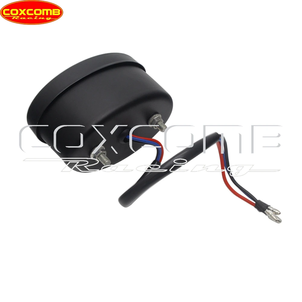 Motorcycle LED Taillight Cat Eye Rear Brake Stop Light For Harley Chopper Bobber Custom Cafe Racer Sportster License Plate Lamp