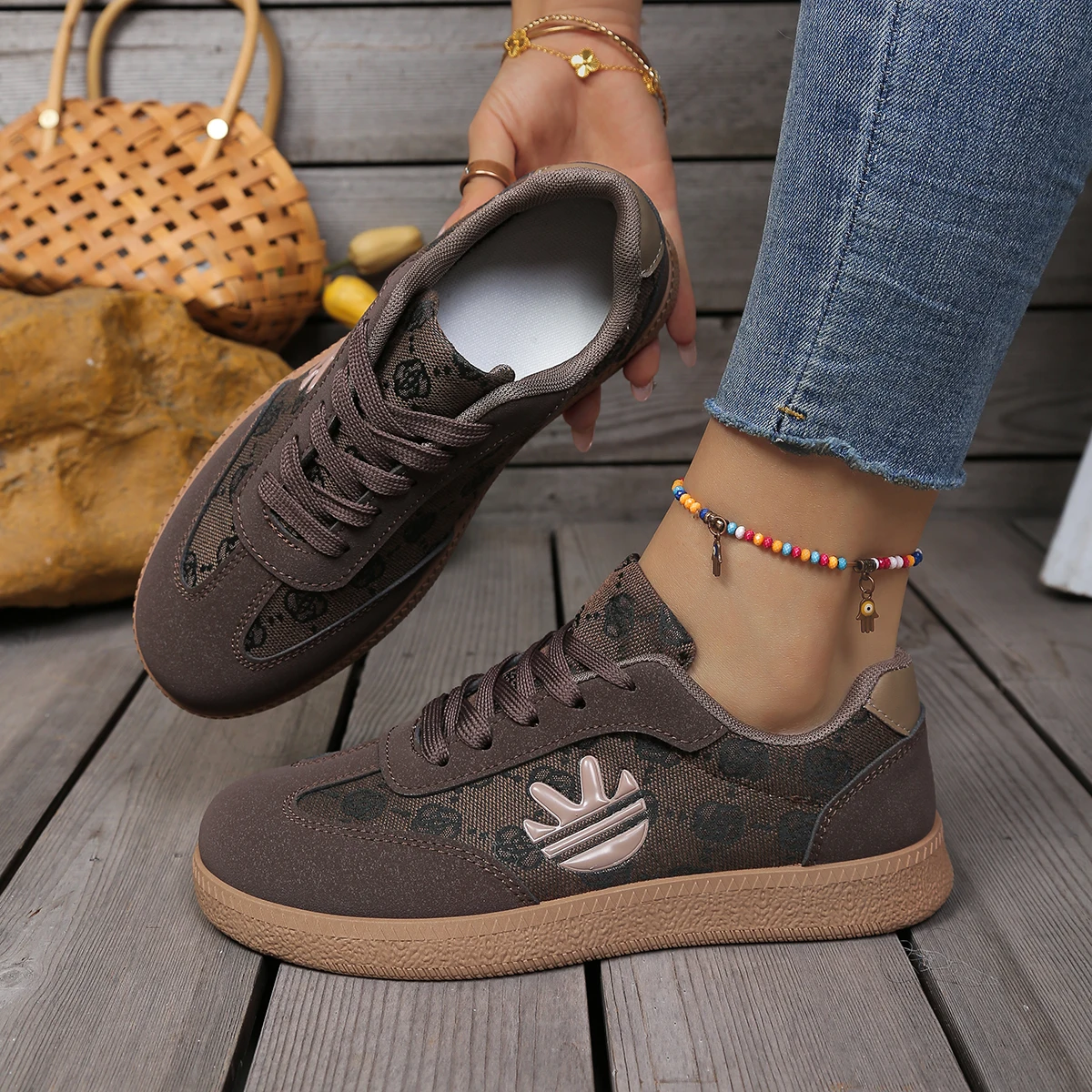 Trend Women Sneakers Fashion High Quality Shoes Women Outdoor Casual Comfortable Sneakers Women Thick Bottom Matching Shoes
