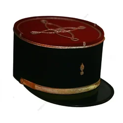 French Army Agents Sergents Headdress Kepi Hat Kappi Kappe Associated with French Military American Civil War Soldiers Cap
