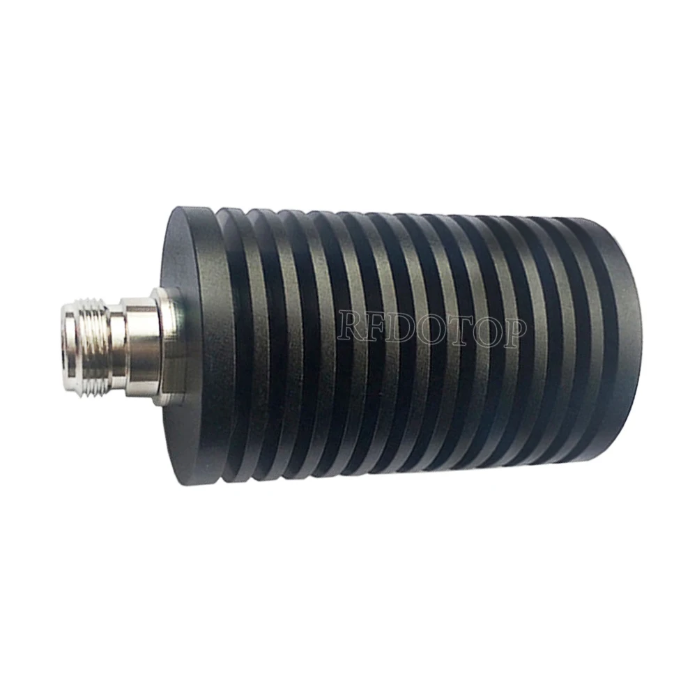 50W L16 N Female Jack Connector DC-3Ghz/4Ghz/6Ghz SWR≤1.20 50 Ohm RF Coaxial Termination Dummy Load Nickel Plated RF Accessories