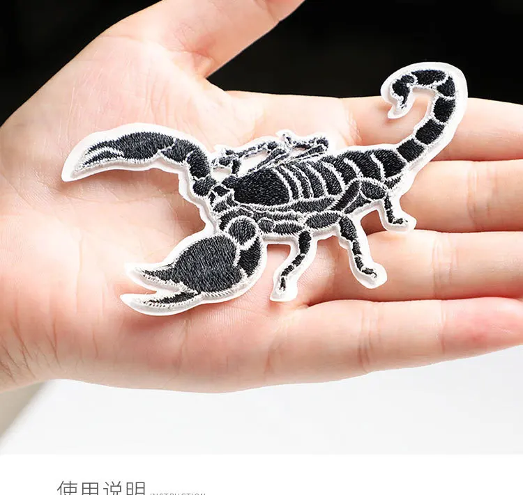 Fashion Ladybug beetle insect patches for clothing phone case sticker DIY small decorative cute embroidery appliques badges