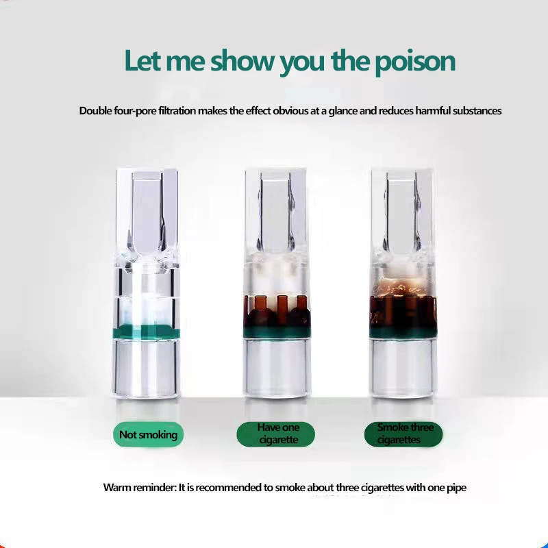 High quality Adous 1/6 Boxes  Smoking Disposable filter Tar Filtration Personal Smoke Mouthpiece Cigarette filters For 6 8mm