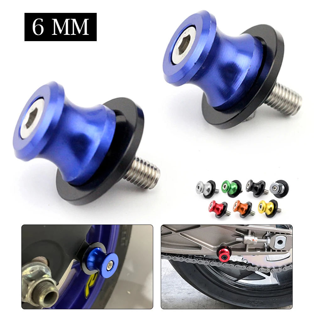 6M Slider Stand Screw For Yamaha MT-03 MT-09 MT-10 SP YZF-R1 R3 R6 R7 XSR900 Tracer 7 9 700 900 FZ-09 FZ-10 FZ1N Swingarm Spools