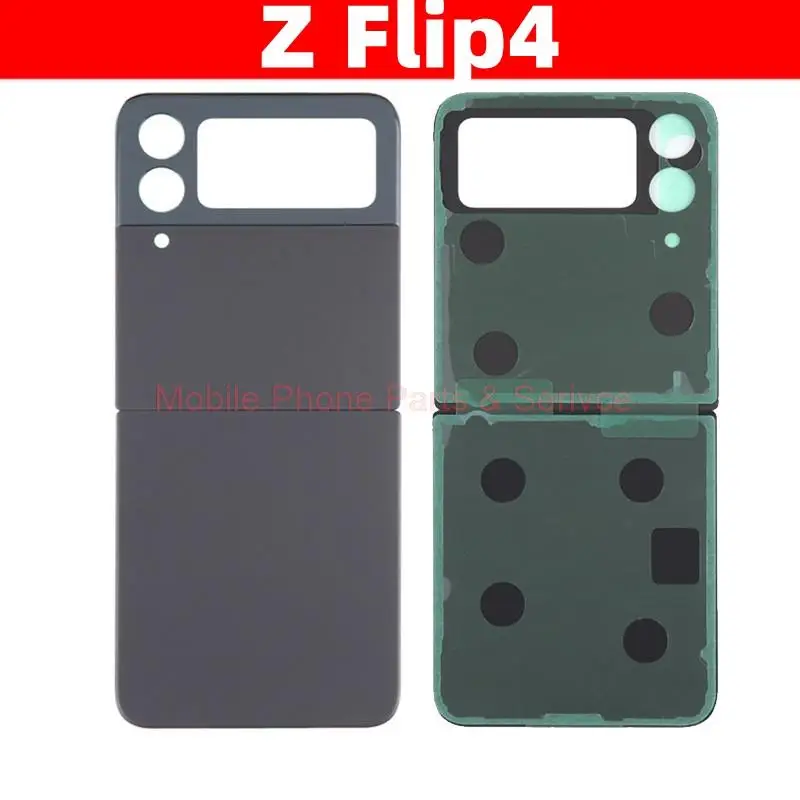 

For Samsung Galaxy Z Flip4 Back Cover Glass Housing Door Rear Battery Cover Chassis Flip 4 Smartphone Repair Parts