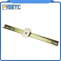 FYSETC Vernikkeld Staal 1.5mm Stalen Plaat DIN Rail Montagebeugel Voor Voron 2.4 G3A SSR 3D Printer onderdelen