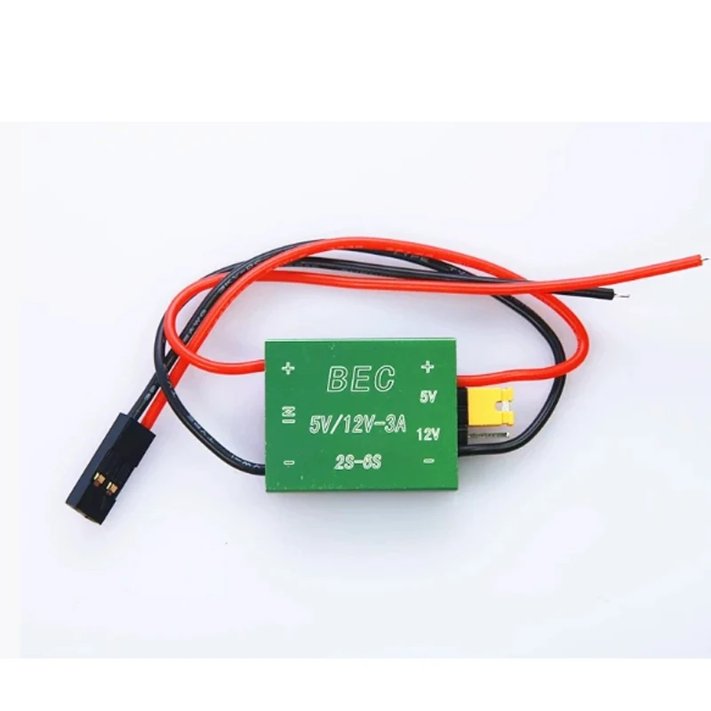 5PSC 5V/12V 3A UBEC 2-6S Lipo entrada 5V/12V BEC módulo de fuente de alimentación del receptor de salida reductor para RC FPV Quadcopter