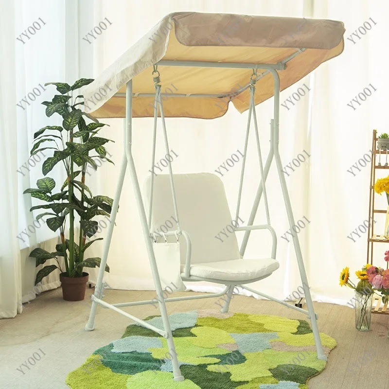 Outdoor Metal Swing Chair Indoor Hammock Chair for Patio Balcony Garden Kids Adult Leisure
