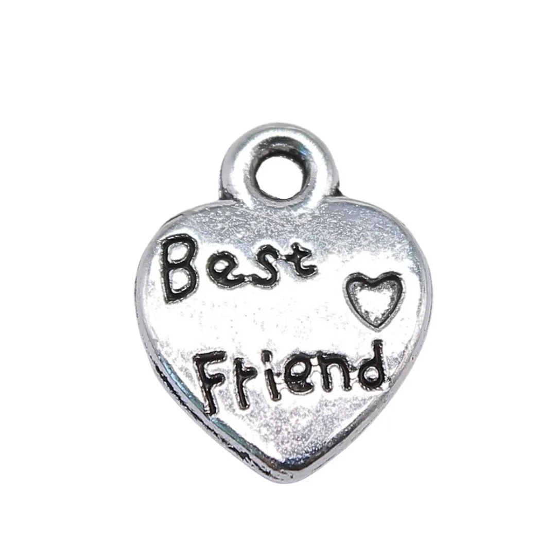 

40pcs 12x10mm Zinc alloy metal tibetan silver plated charm TY0007 for jewelry making