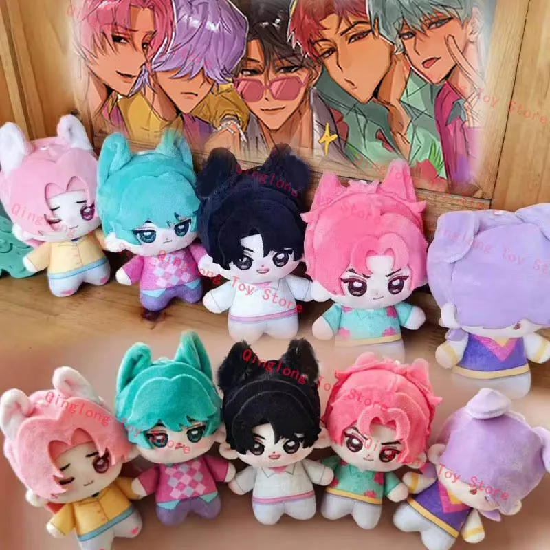 

NEW Kpop Demon Hunters Saja Boys Plush Keychain Cute Cartoon Jinu Mystery Romance Baby Abby Plushie Bag Decor Stuffed Toy Gift