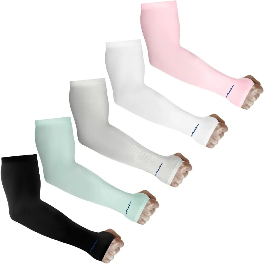 Achiou Arm Sun Sleeves Comprion حماية من الأشعة فوق البنفسجية للرجال والنساء الصيف Sunblock كرة السلة كرة القدم غطاء الأسلحة الوشم