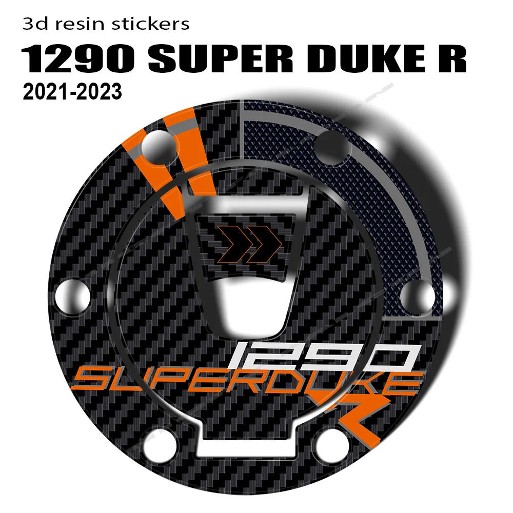 

3D Epoxy Resin Sticker Kit for 1290 Super Duke R 2018-2023 1290 Superduke R Motorcycles Protectors Compatible Fuel Tank Cap