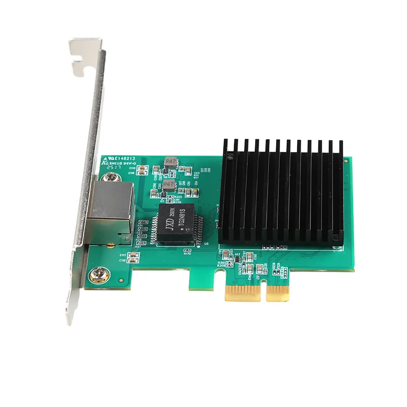 

1 Port PCIe 4.0-1X 10G Ethernet Network Card Realtek8127(PXE) Multi-Gigabit Speeds 10G RJ45 LAN Card for Server in Stock