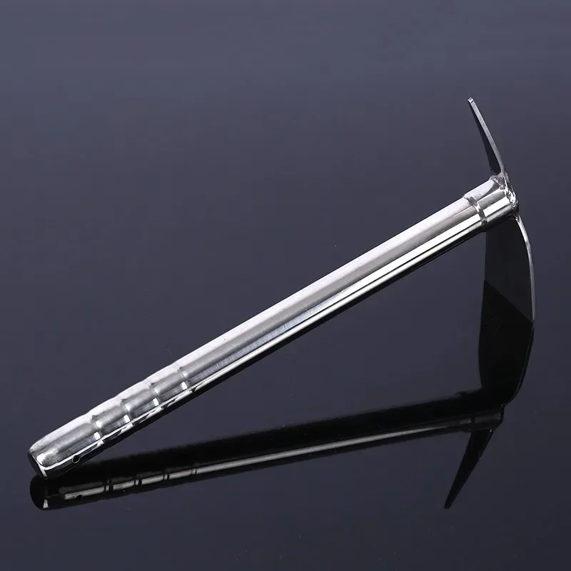 

15-дюймовая садовая мотыга из нержавеющей стали, универсальный ручной инструмент для копания и прополки