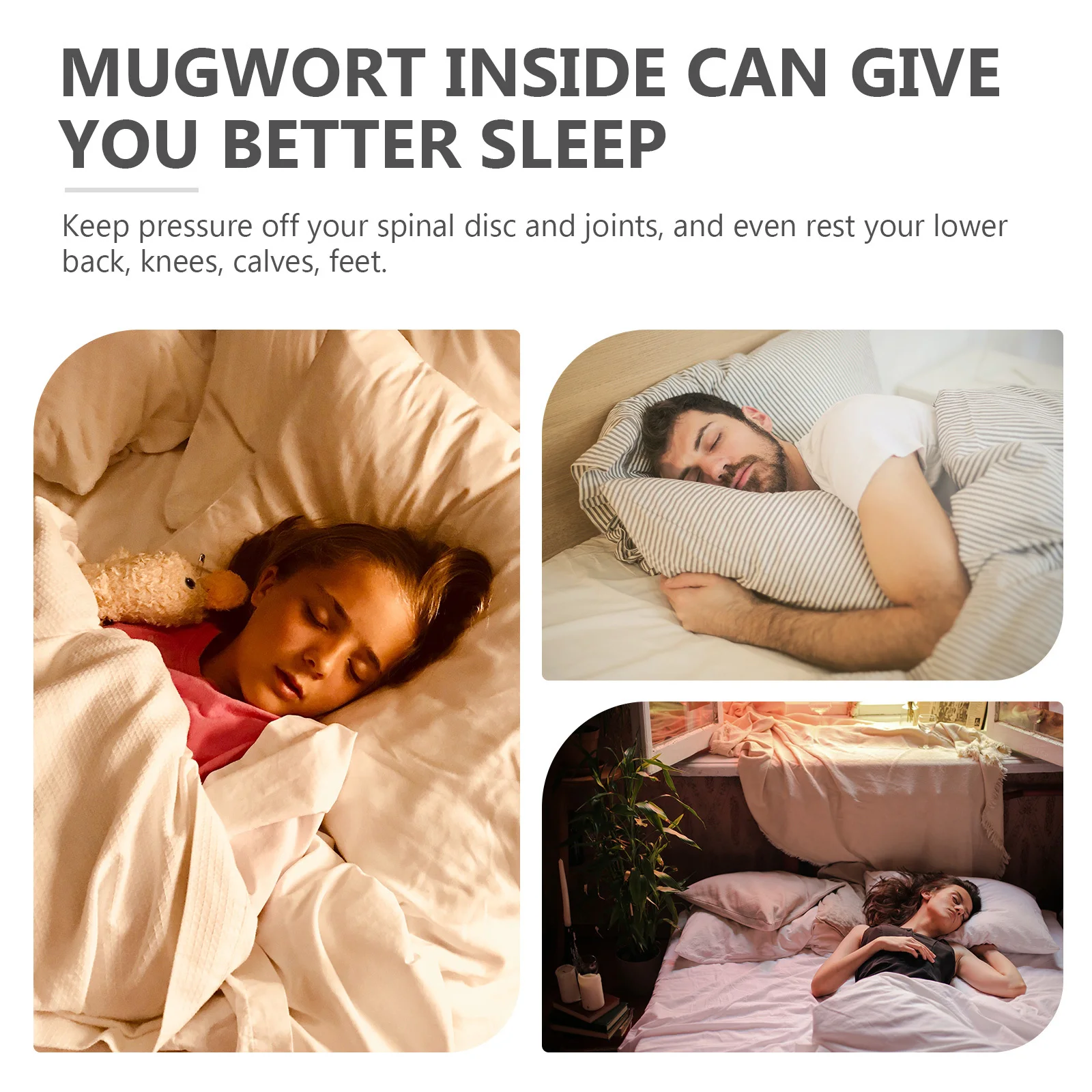 

Ice Silk Cooling Neck Pillow Natural Wormwood Filled Ergonomic Cervical Support Removable Washable Summer Pillow Roll