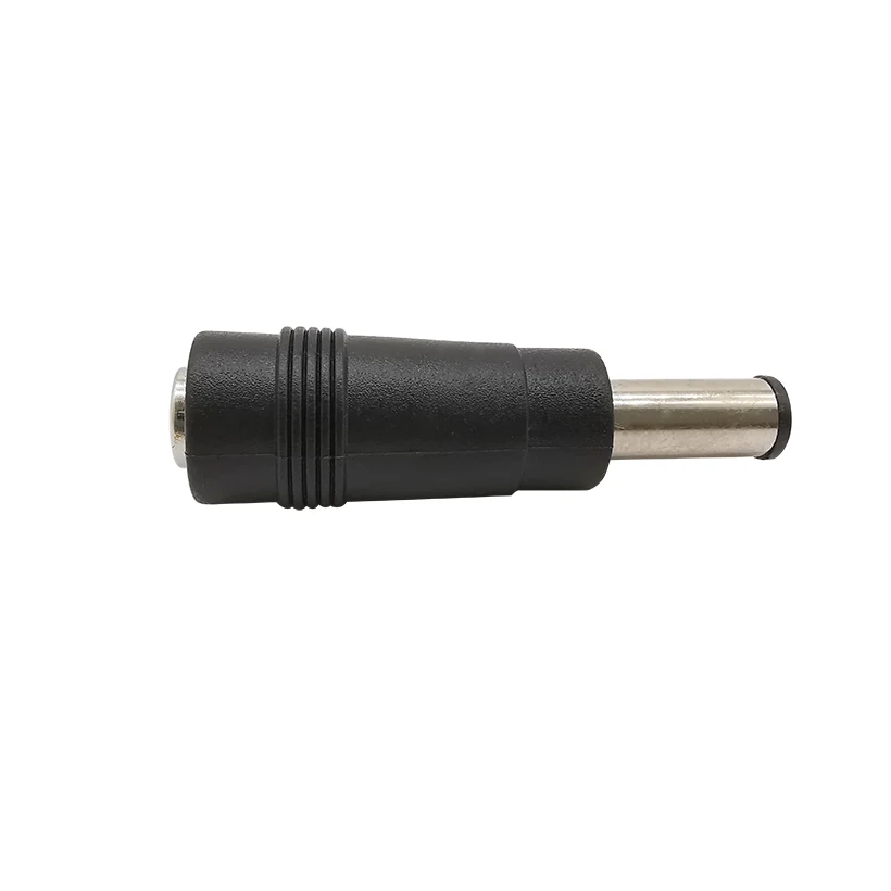 5 piezas DC 5,5x2,1mm hembra a DC 6,0x4,4mm conector macho DC, adaptador de enchufe de alimentación para carga de ordenador portátil