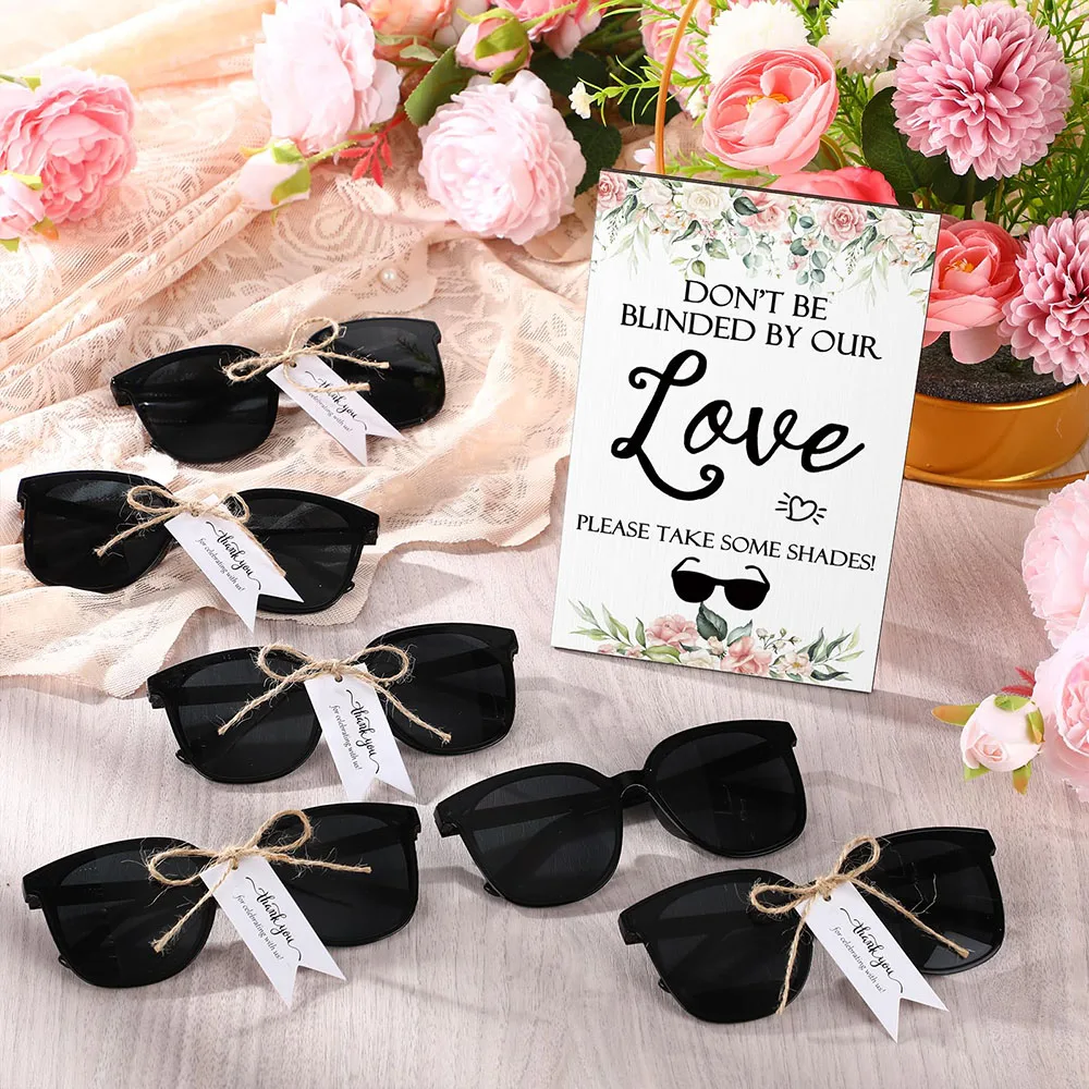 12-100Pcs Wedding Bridal Heart Shaped Sunglasses Party Favors Gift for Guests Bachelorette Hen Party Glasses Bridal Shower Decor