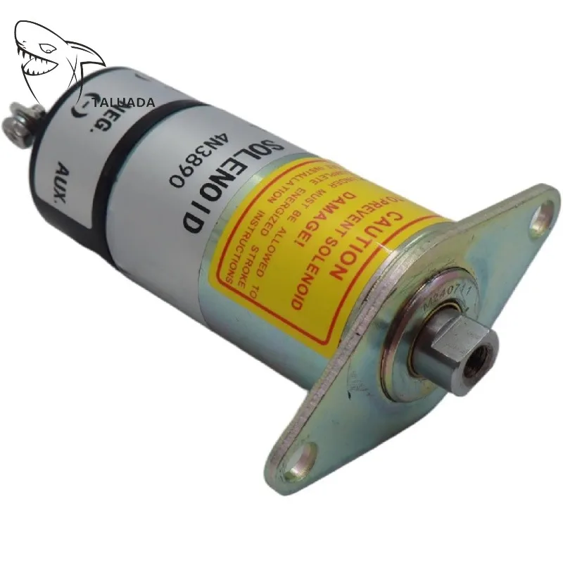 Factory Supply 12V 4N-3890 Shut Off Solenoid For 3408B 3304B 3406B 3408 3306B Diesel Engine Flameout Valve 4N3890 Machinery