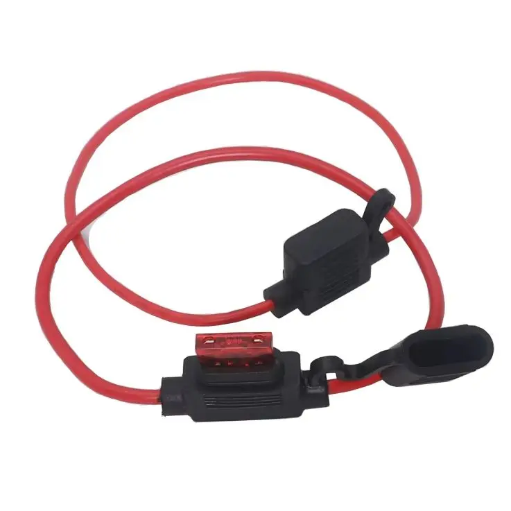 【1PCS】Mini Small Micro Medium Waterproof 32V Auto Fuse Holder 18/16/14/12/10AWG And Car Blade Fuse 1A 2A 3-7.5A 10A 15-45A 50A
