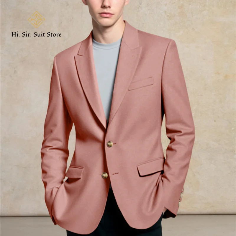 سترات بدلة رجالي أنيقة كاجوال بثلاثة أزرار بقصة ضيقة تناسب معطف منفصل معاطف رياضية مع جيوب لحفلات الزفاف والحفلات الراقصة