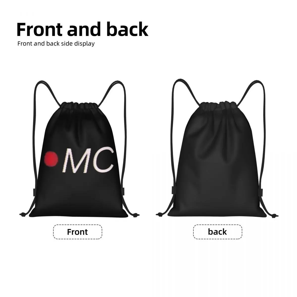 Mandela Catalogue Logo Drawstring Backpack Women Men Sport Gym Sackpack Portable Shopping Bag Sack