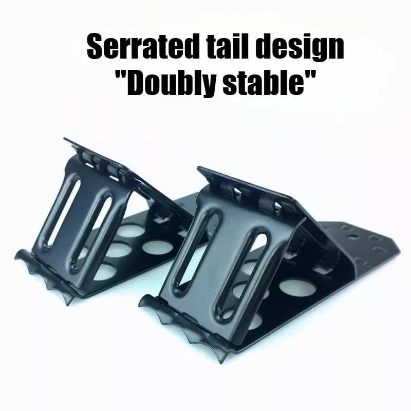 Portable Car Parking Fixing Tool Triangular Tire Support Pad Inclined Anti-skid Pad and Anti Pulley