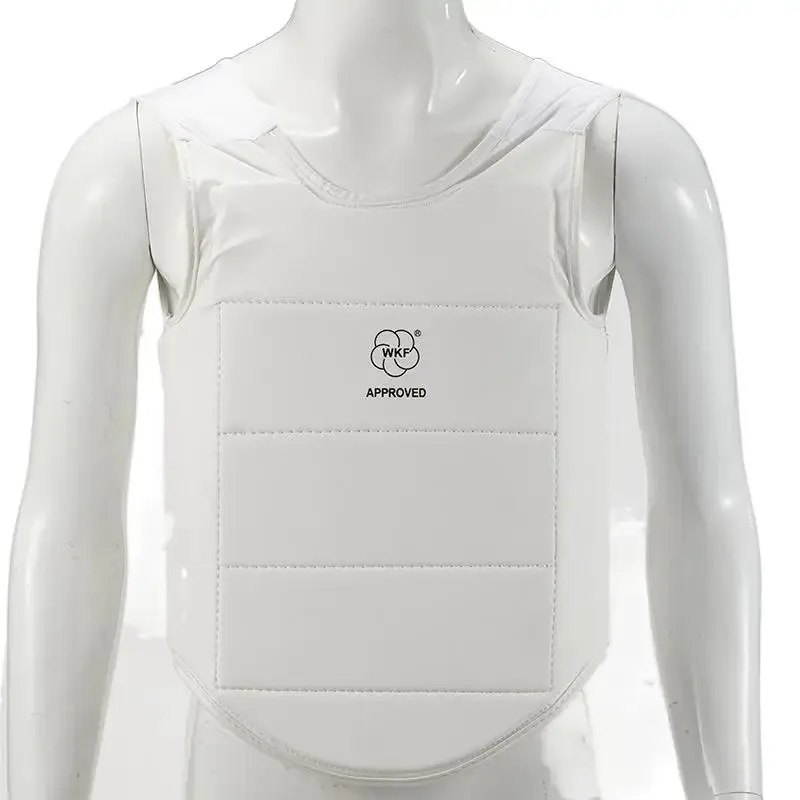Protector de Pecho para Taekwondo, para Niños, Hombres, Mujeres y Estudiantes, Protector de Karate Blanco WTF, Protector de Pecho para Boxeo y Kickboxing
