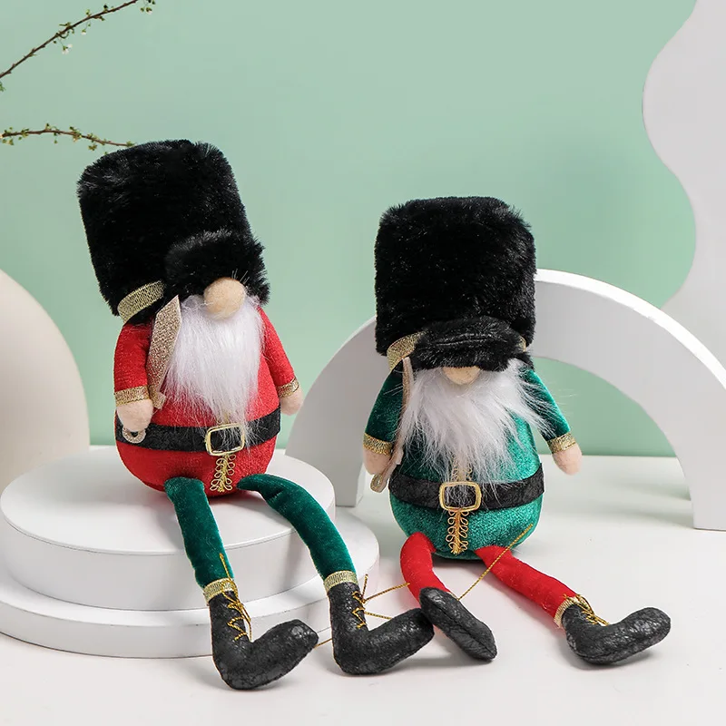 

Creative Knight Plush Doll, Long Leg, Hooded Forest Style, Faceless Doll Ornaments, Holiday Gift