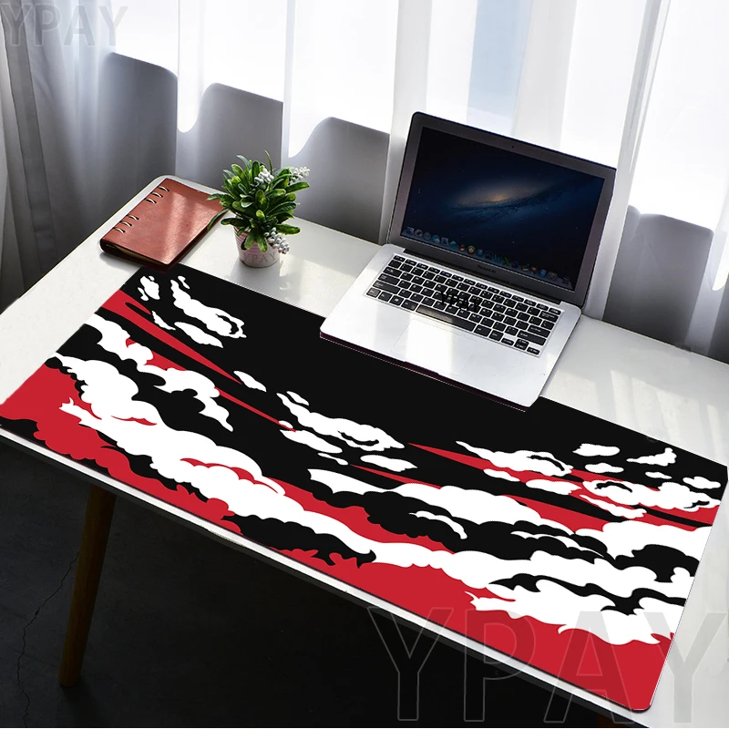 Rosa mouse pads nuvens tapetes de mesa computador mousepad empresa grande almofada de mesa 120x55cm grande gamer mousepads notebook mouse pad