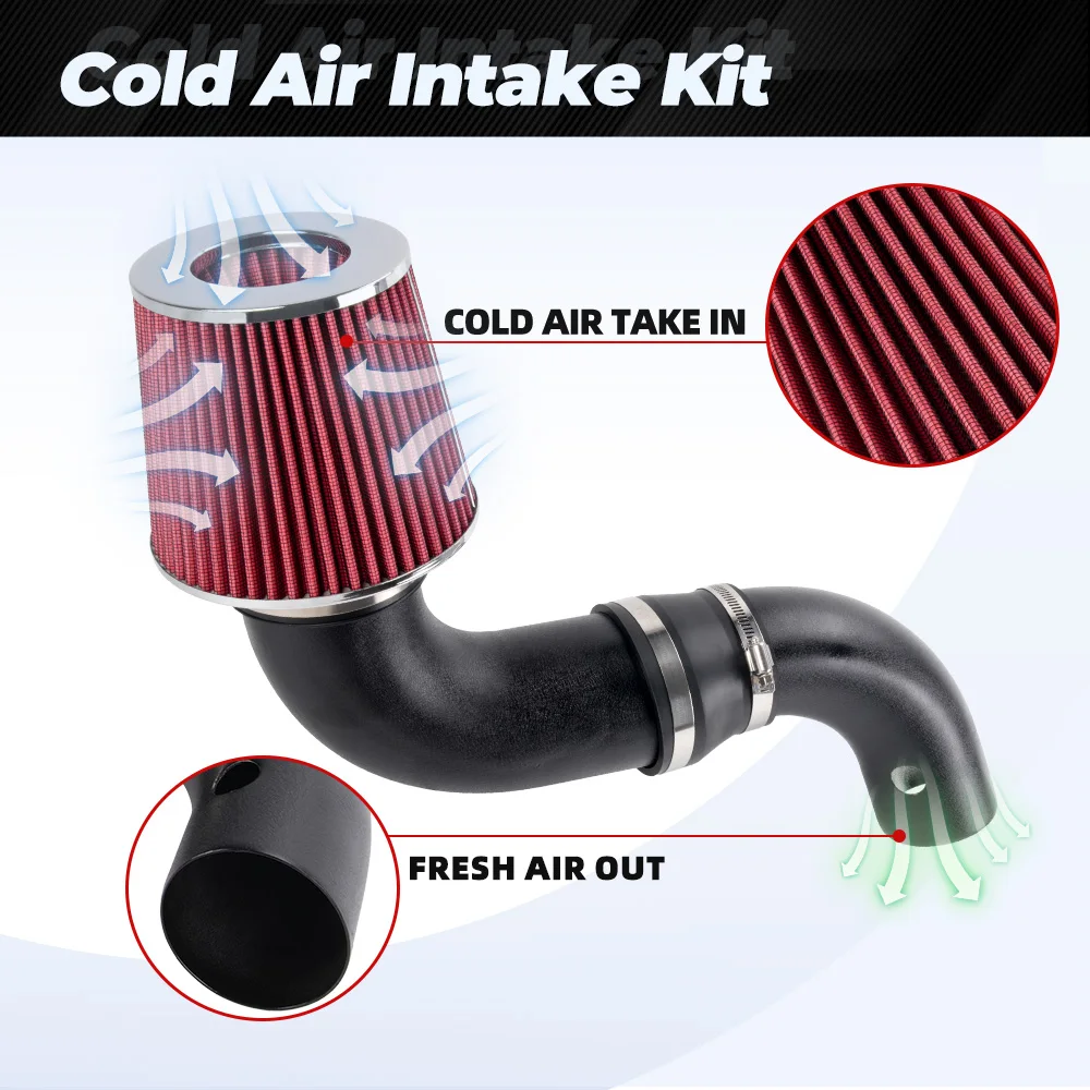 RASTP-Car نظام دخول الهواء البارد التعريفي عدة ل 96-04 تشيفي S10 السترة جي إم سي جيمي 4.3L V6 أجزاء المحرك OFI173