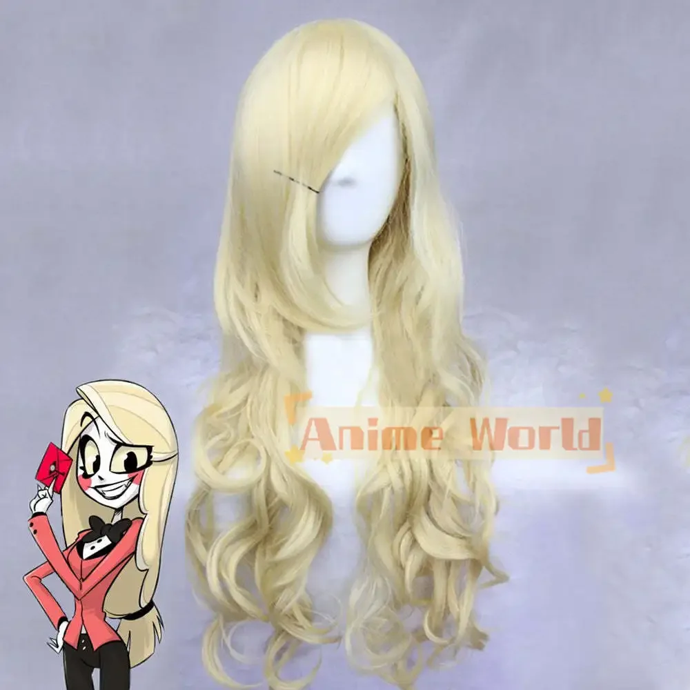 

Charlie Golden Cosplay Wig Synthetic Hair Heat Resistant Halloween Role Play Party
