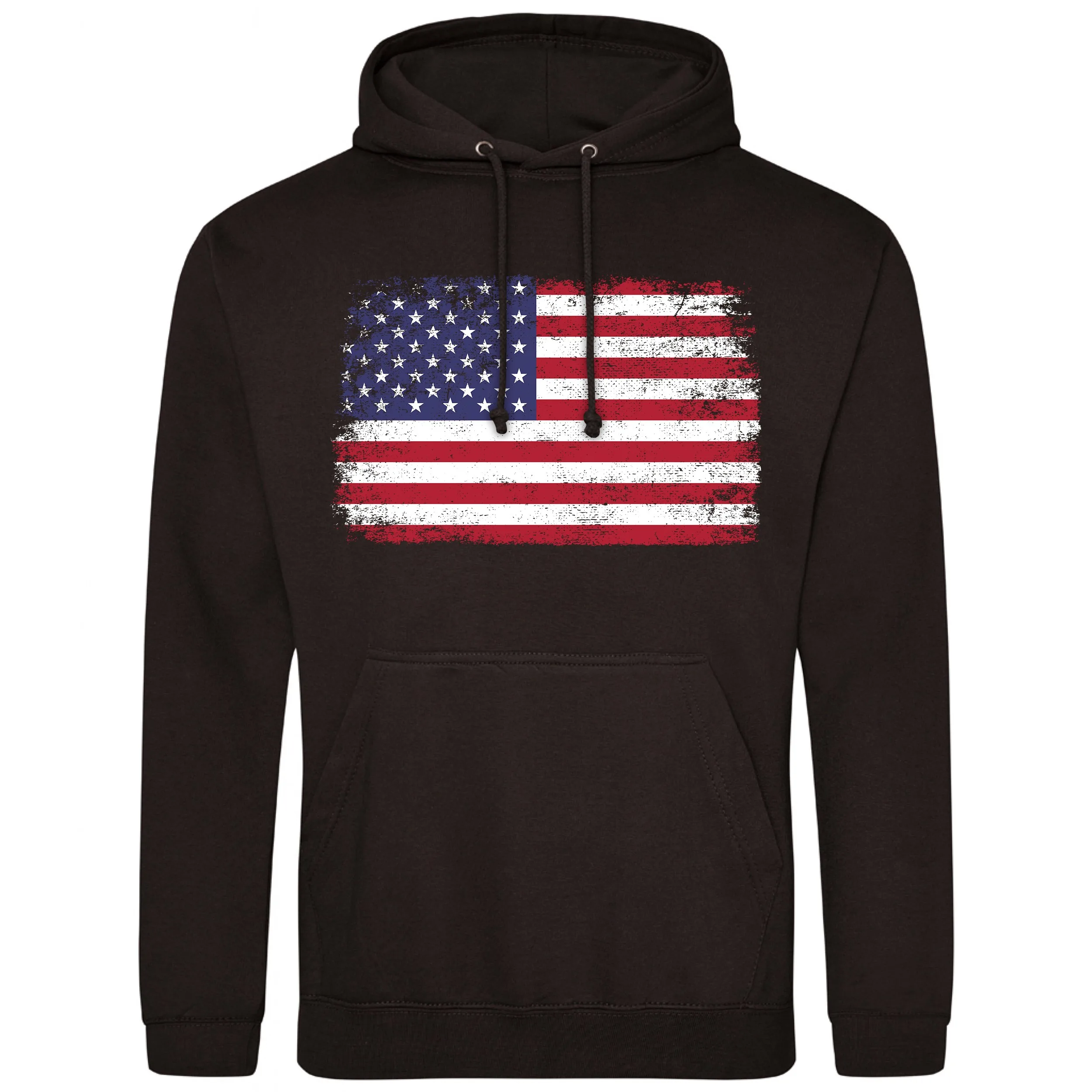 

USA American Flag Print Hoodie Men's and Women's Long Sleeve Sweatshirt Y2k Tops Autumn Pullover Men Clothing Vintage Sportswear