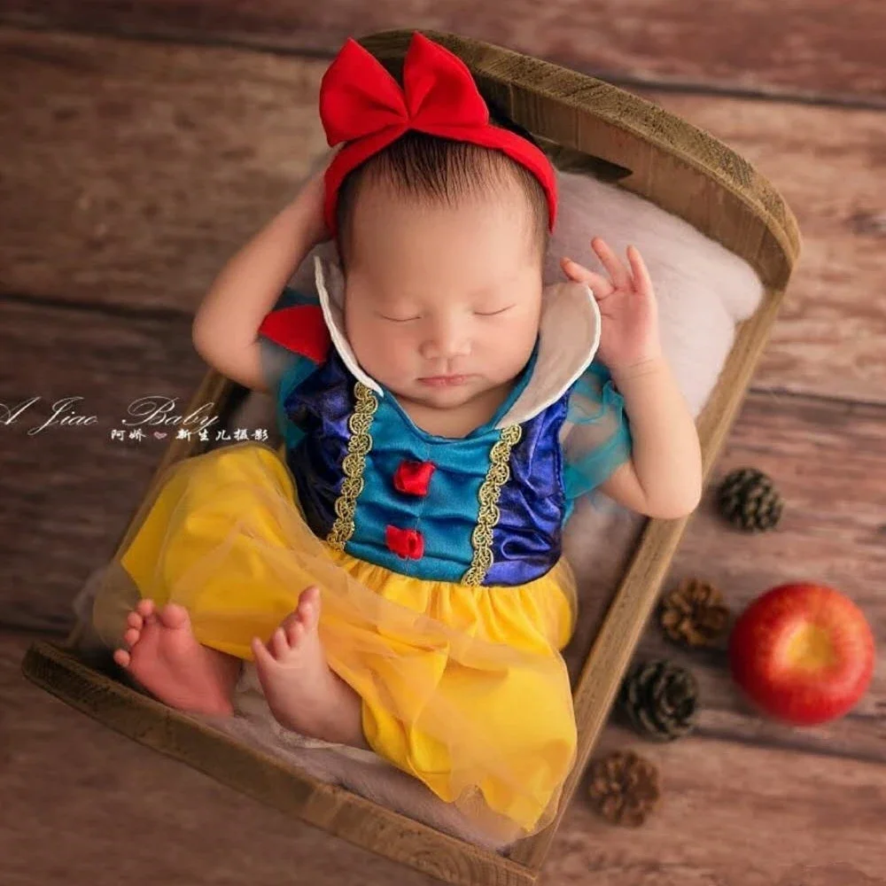 Newborn Photography Clothing Full Moon Hundred Days Baby Photography Clothing Baby Photography Props Princess Set recién nacido