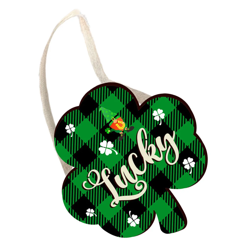 

Listing Decoration St Patrick's Day Decorations Wood Sign Door Shine Ornament Wooden