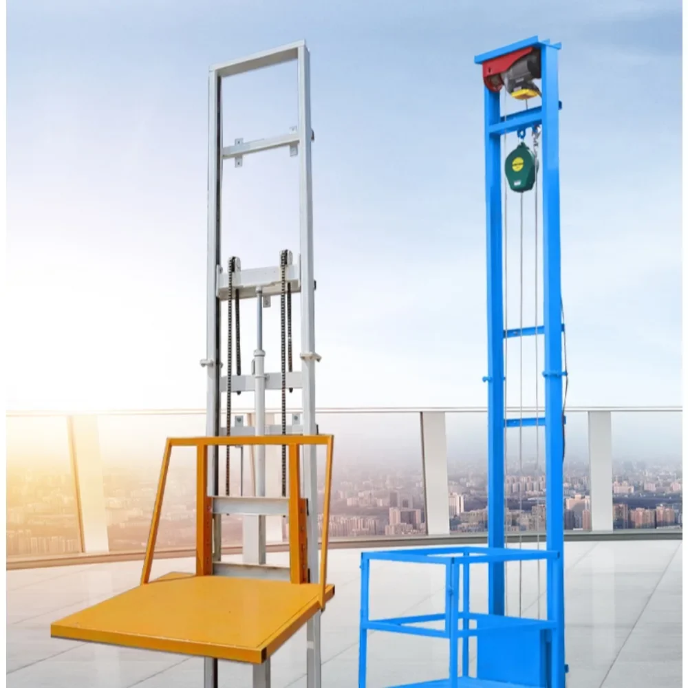 Electric lift cargo elevator small lift home elevator hydraulic lift hoist